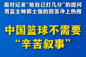 观点:中国篮球不需要“辛苦叙事” 长期集训并非最优解