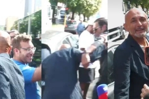 罗体:斯帕莱蒂和球迷合影时险些摔倒,球迷戏称尤文遭遇伤病魔咒