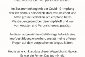 扎卡确认伪造新冠疫苗接种证明:我对疫苗很不信任,我错了