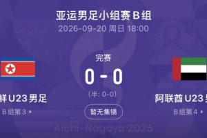 足球报:阿联酋U23队绝非等闲之辈,拥有6名归化11人有成年队履历